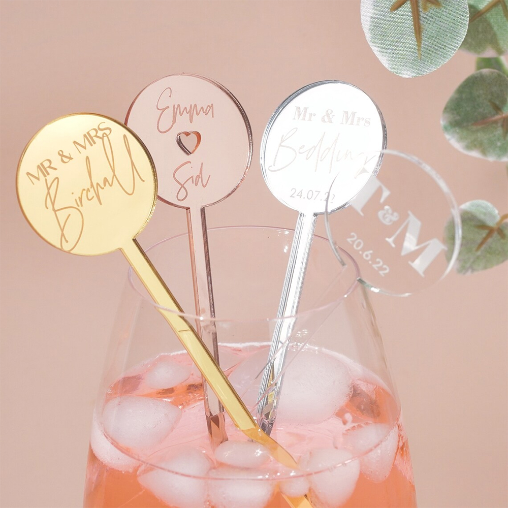 Baby Clothing Easter - Bebidas acrílicas personalizadas Stir Sticks, Bar