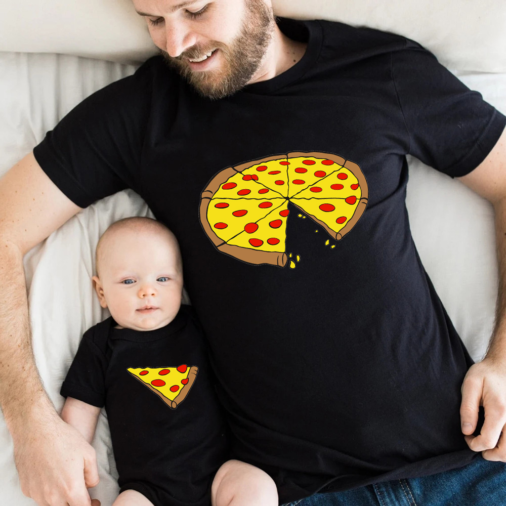 Baby Clothing Patterns - Camiseta Engraçada com Estampa de Pizza