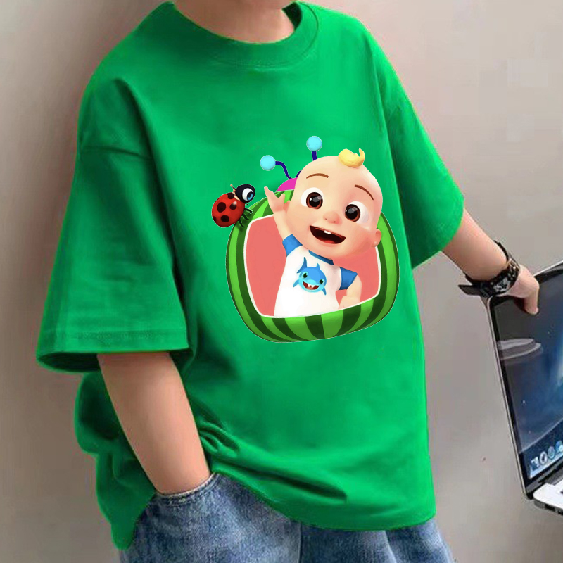 Baby Clothing Unisex - Cocomelons camisetas de bebê anime algodão