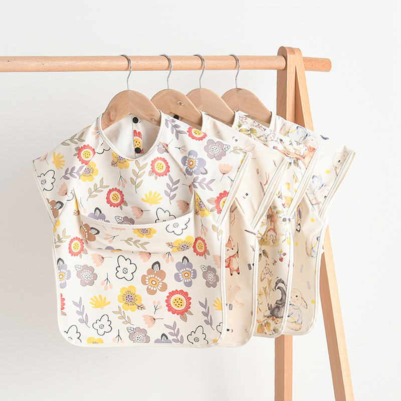 Baby Clothing Patterns - Bebê recém-nascido babadores blusa impermeável sem
