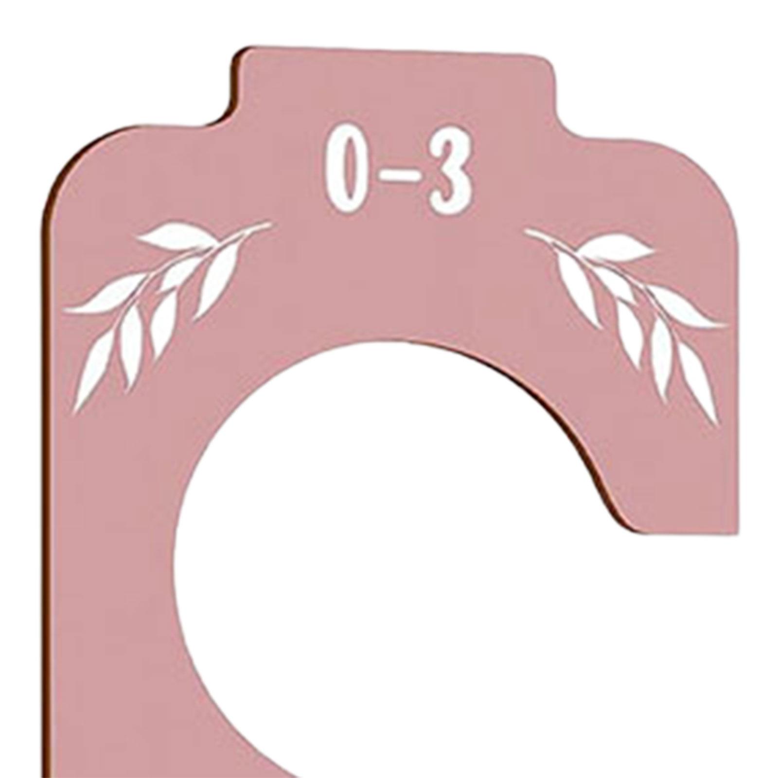 8 Peças Divisores de Tamanho p - Baby Clothing Rack Gift avaliação e preço