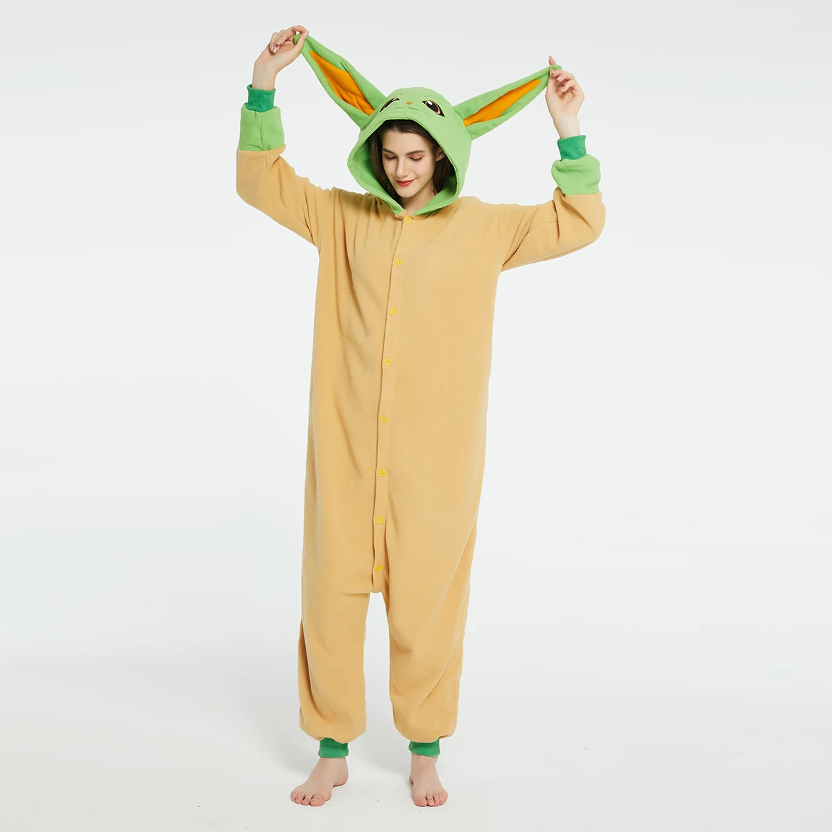 Adultos yoda bebê grogu onesie - Baby Clothing Unisex avaliação e preço