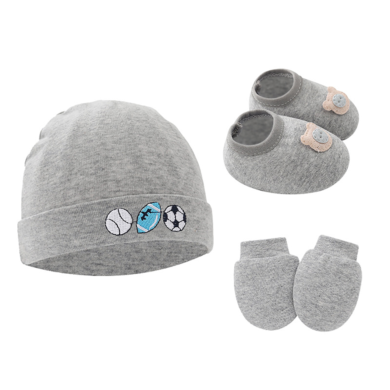 Conjunto de 3 Peças: Gorro, Lu - Baby Hat Beanie avaliação e preço