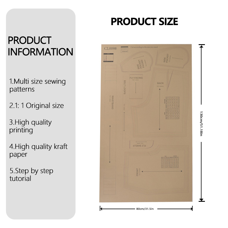 Padrões de costura para shorts - Baby Clothing Patterns avaliação e preço