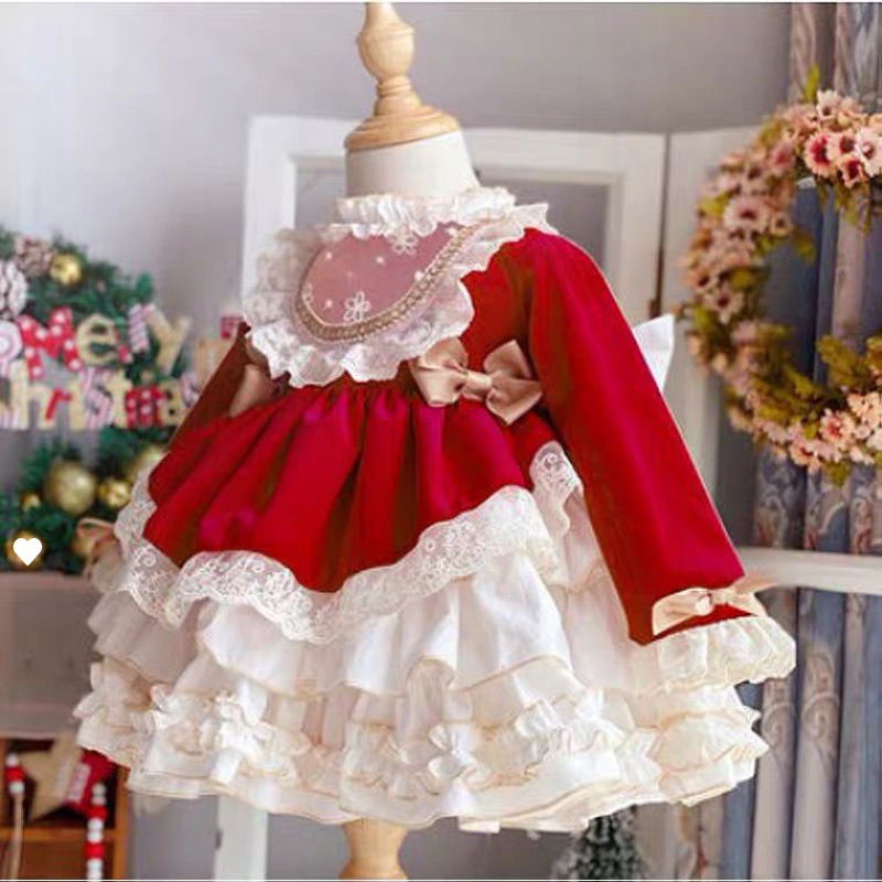 Menina vestido de festa do beb - Baby Clothing Easter avaliação e preço