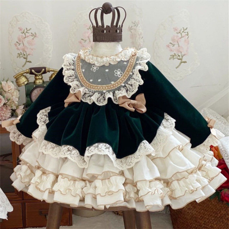 Menina vestido de festa do beb - Baby Clothing Easter avaliação e preço