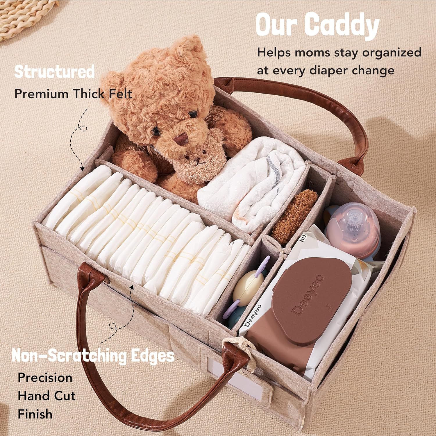 Cesto Organizador de Feltro pa - Baby Clothing Hamper avaliação e preço