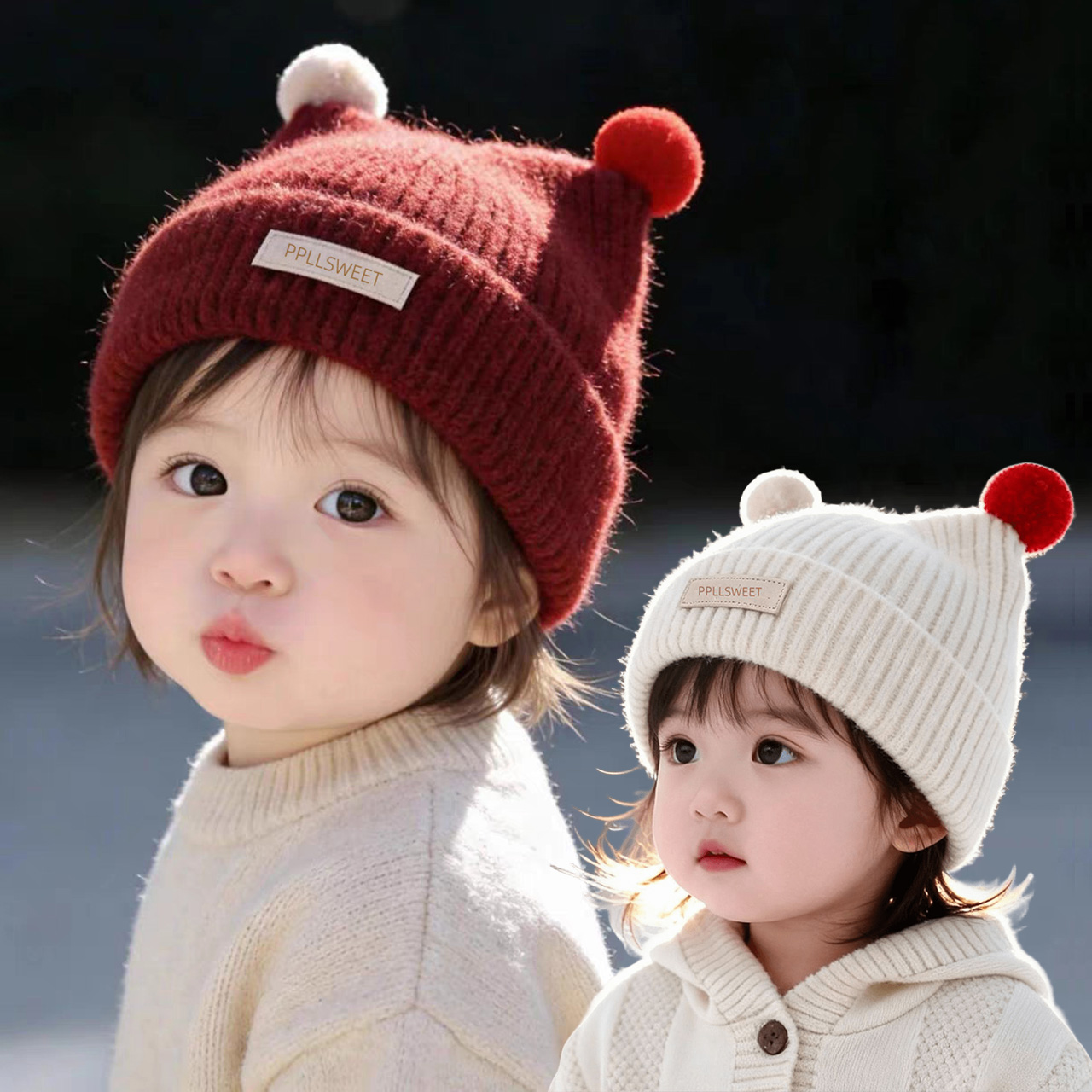 Gorro de Lã Infantil de 1 a 4  - Baby Hat Beanie avaliação e preço