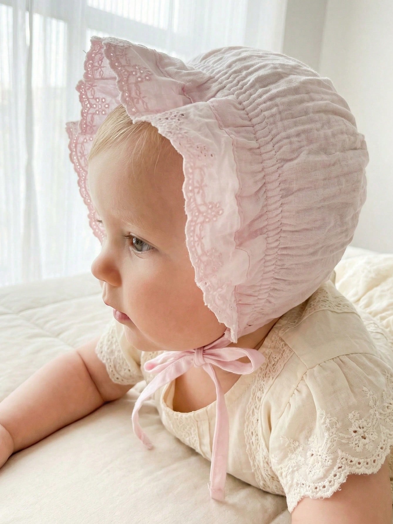 1 Peça Touca Vintage de Renda  - Baby Hat Beanie avaliação e preço