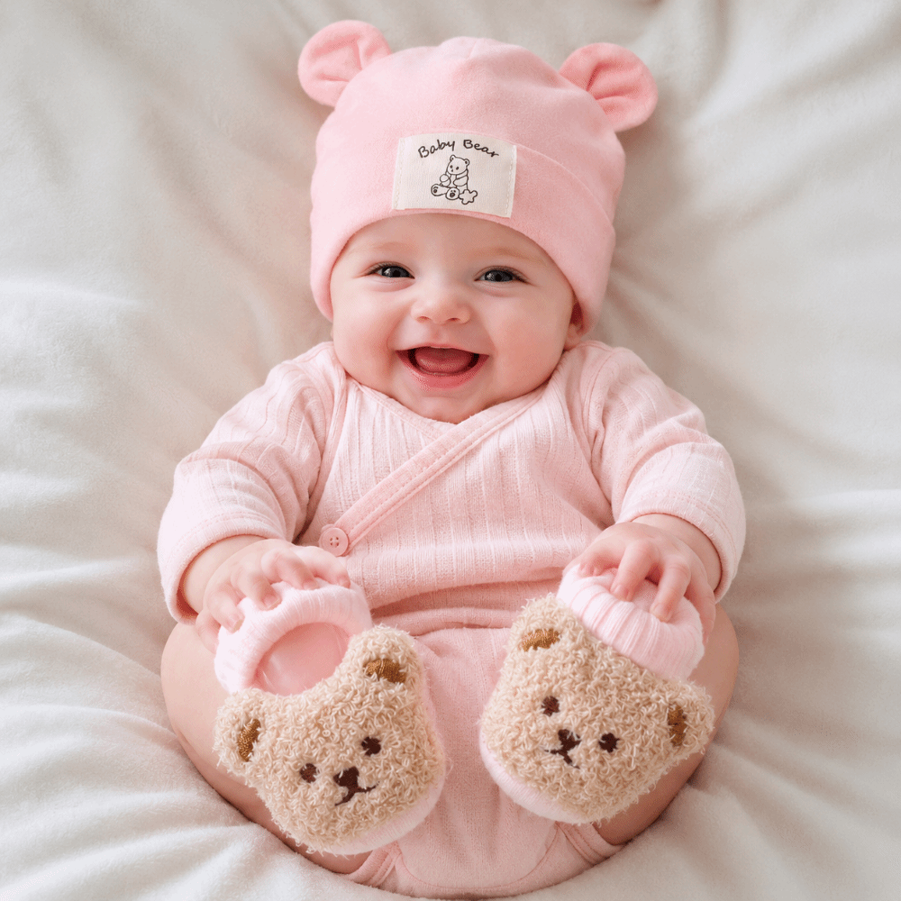 Conjunto de 2 Peças: Gorro de  - Baby Hat Beanie avaliação e preço