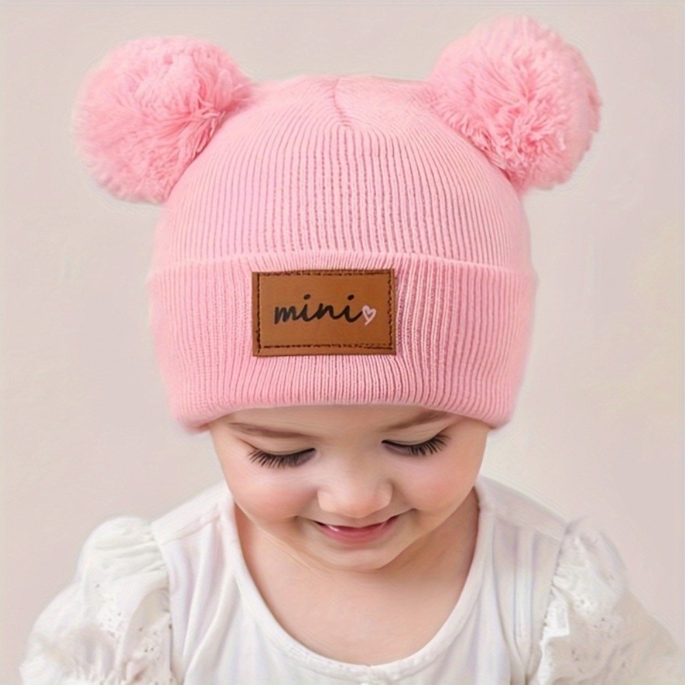Gorro infantil de malha com bo - Baby Hat Beanie avaliação e preço