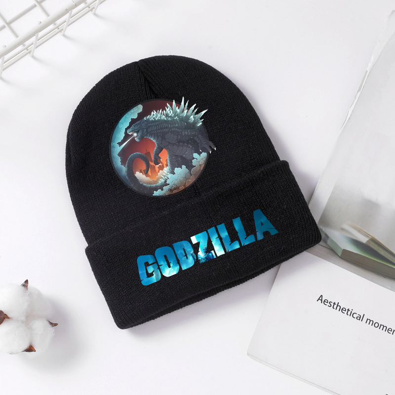 Godzilla chapéu de malha inver - Baby Hat Beanie avaliação e preço
